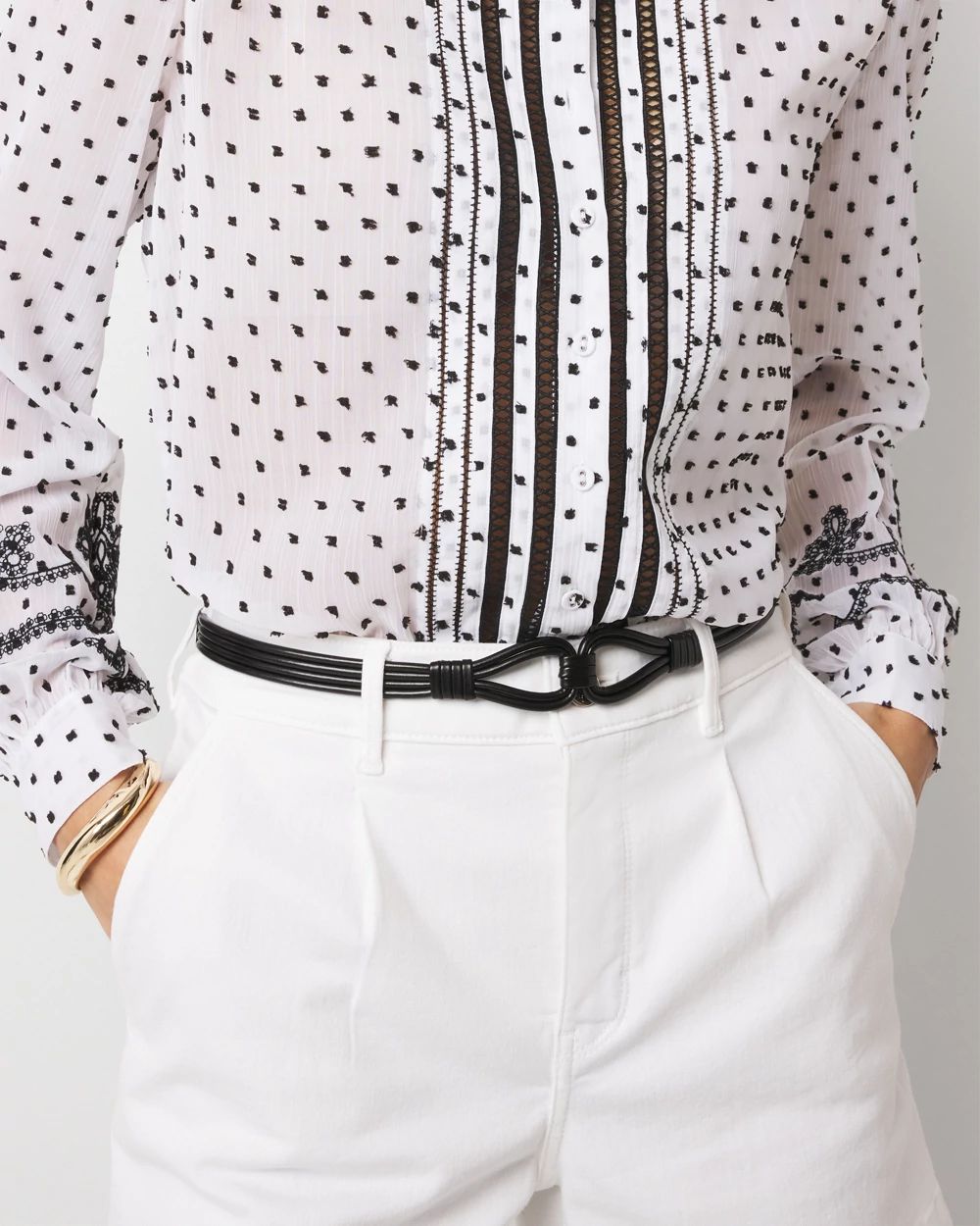 Toggle Skinny Waist Belt | White House Black Market